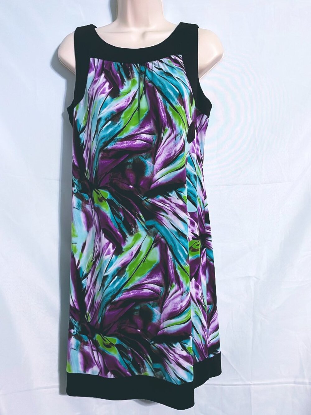 AB Studio Multicolor Sleeveless Dress Size M